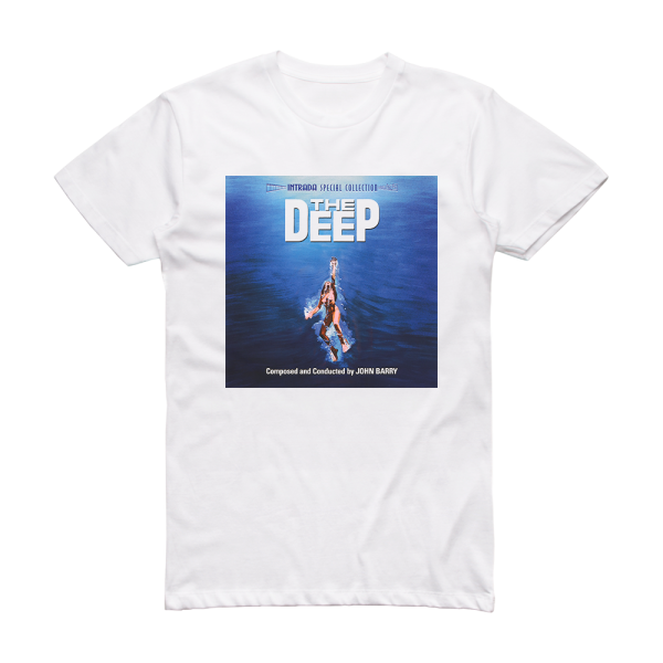 John Barry The Deep Album Cover T-Shirt White