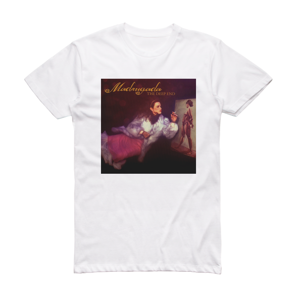 Madrugada The Deep End Album Cover T-Shirt White