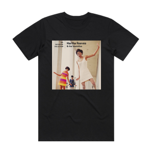 Martha Reeves and The Vandellas The Definitive Collection Album Cover T-Shirt Black