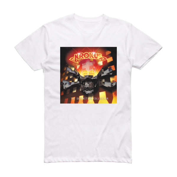 Krokus The Definitive Collection Album Cover T-Shirt White