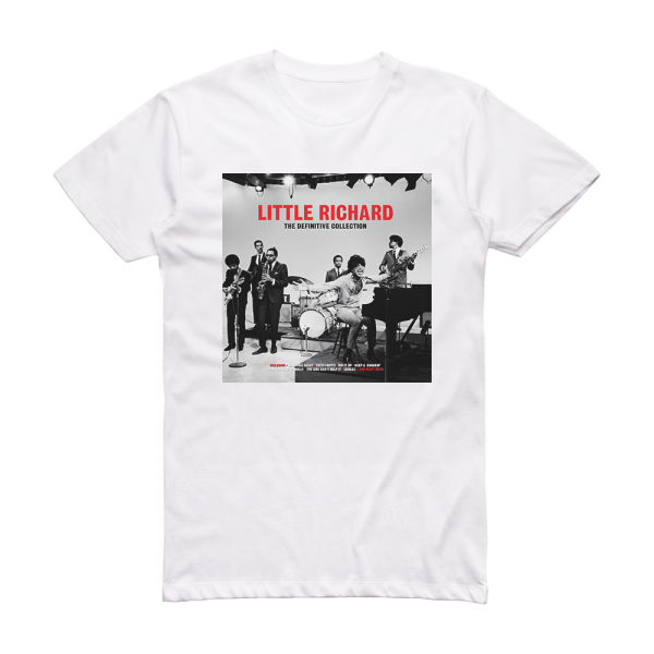 Little Richard The Definitive Collection Album Cover T-Shirt White