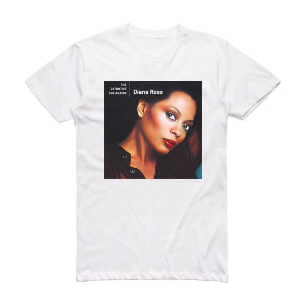 Diana Ross The Definitive Collection Album Cover T-Shirt White