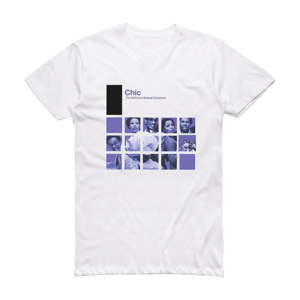 Chic The Definitive Groove Collection Album Cover T-Shirt White