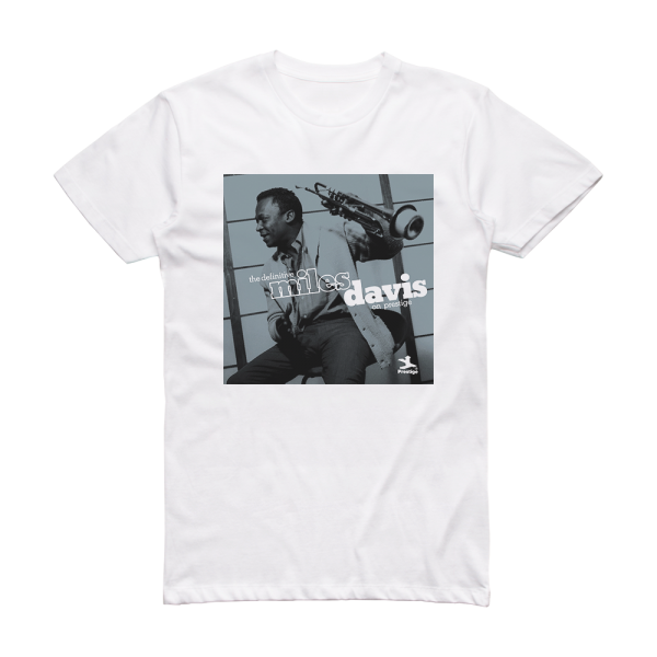 Miles Davis The Definitive Miles Davis Album Cover T-Shirt White