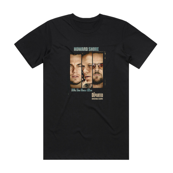 Howard Shore The Departed Album Cover T-Shirt Black