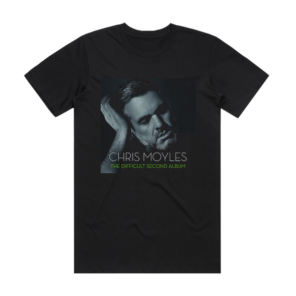 Chris Moyles The Difficult Second Album Album Cover T-Shirt Black