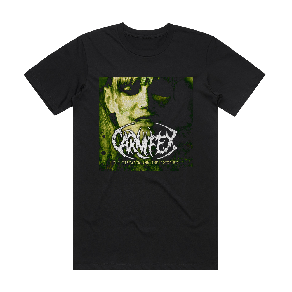 Carnifex The Diseased And The Poisoned Album Cover T-Shirt Black