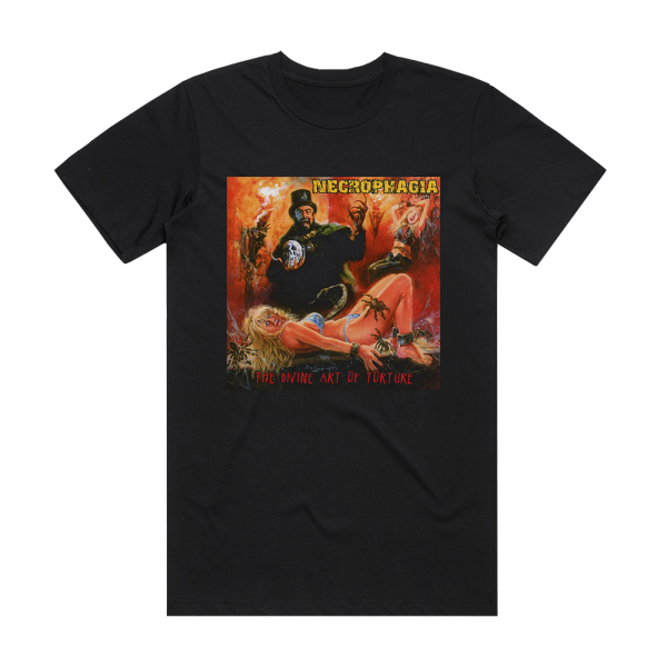Necrophagia The Divine Art Of Torture Album Cover T-Shirt Black