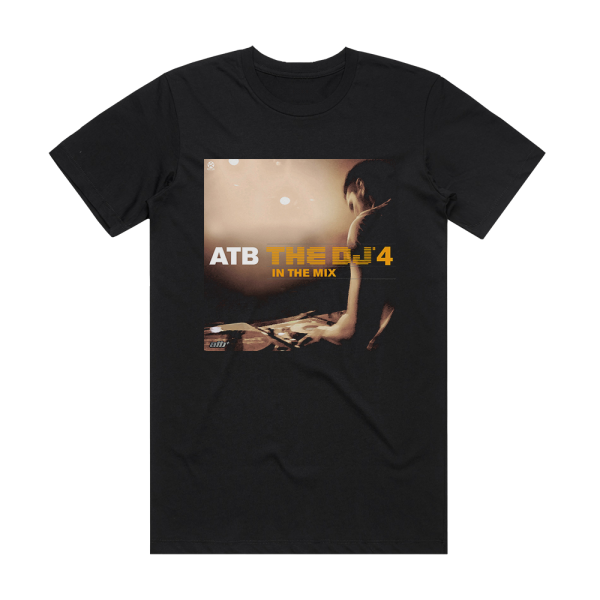 ATB The Dj 4 In The Mix Album Cover T-Shirt Black