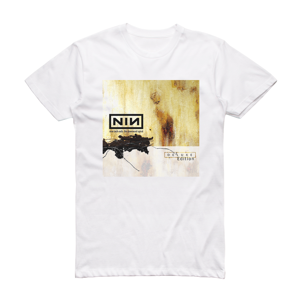Nine Inch Nails The Downward Spiral 1 Album Cover T-Shirt White – ALBUM  COVER T-SHIRTS