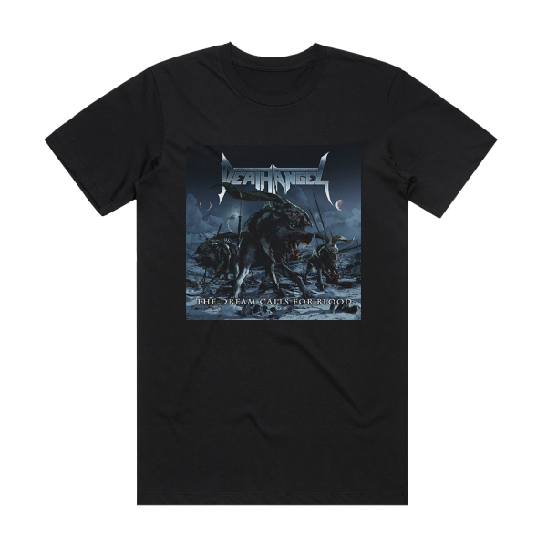 Death Angel The Dream Calls For Blood Album Cover T-Shirt Black