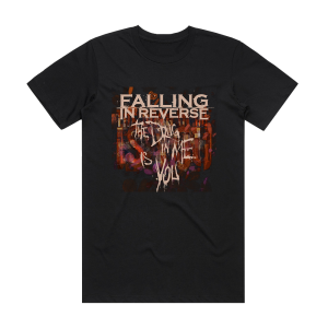 Falling In Reverse The Drug In Me Is You 1 Album Cover T-Shirt Black