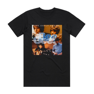 Bee Gees The Early Years Album Cover T-Shirt Black