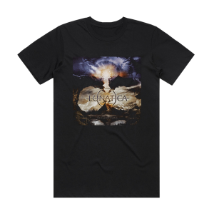 Lunatica The Edge Of Infinity Album Cover T-Shirt Black