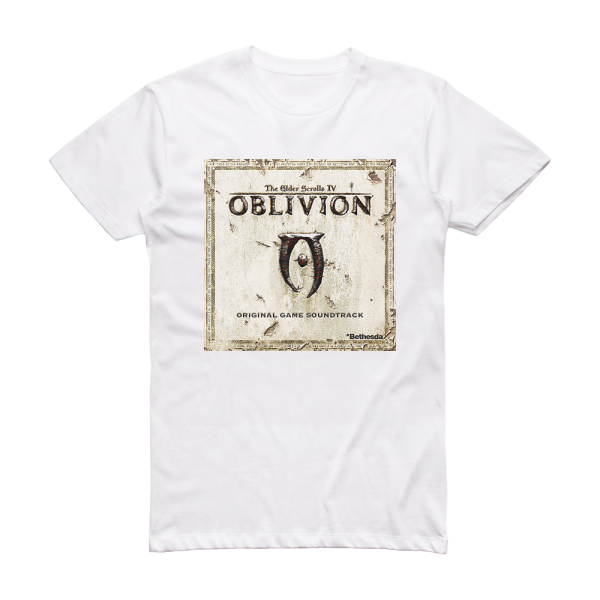 Jeremy Soule The Elder Scrolls Iv Oblivion 2 Album Cover T-Shirt White