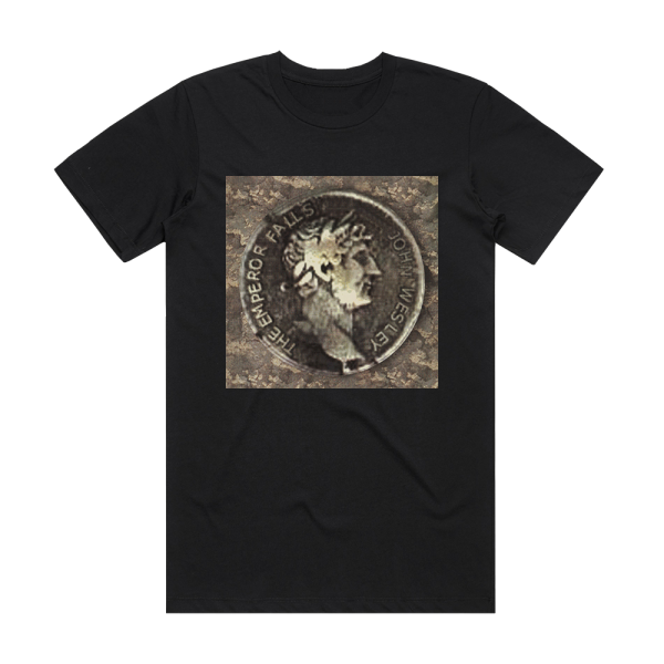 John Wesley The Emperor Falls Album Cover T-Shirt Black