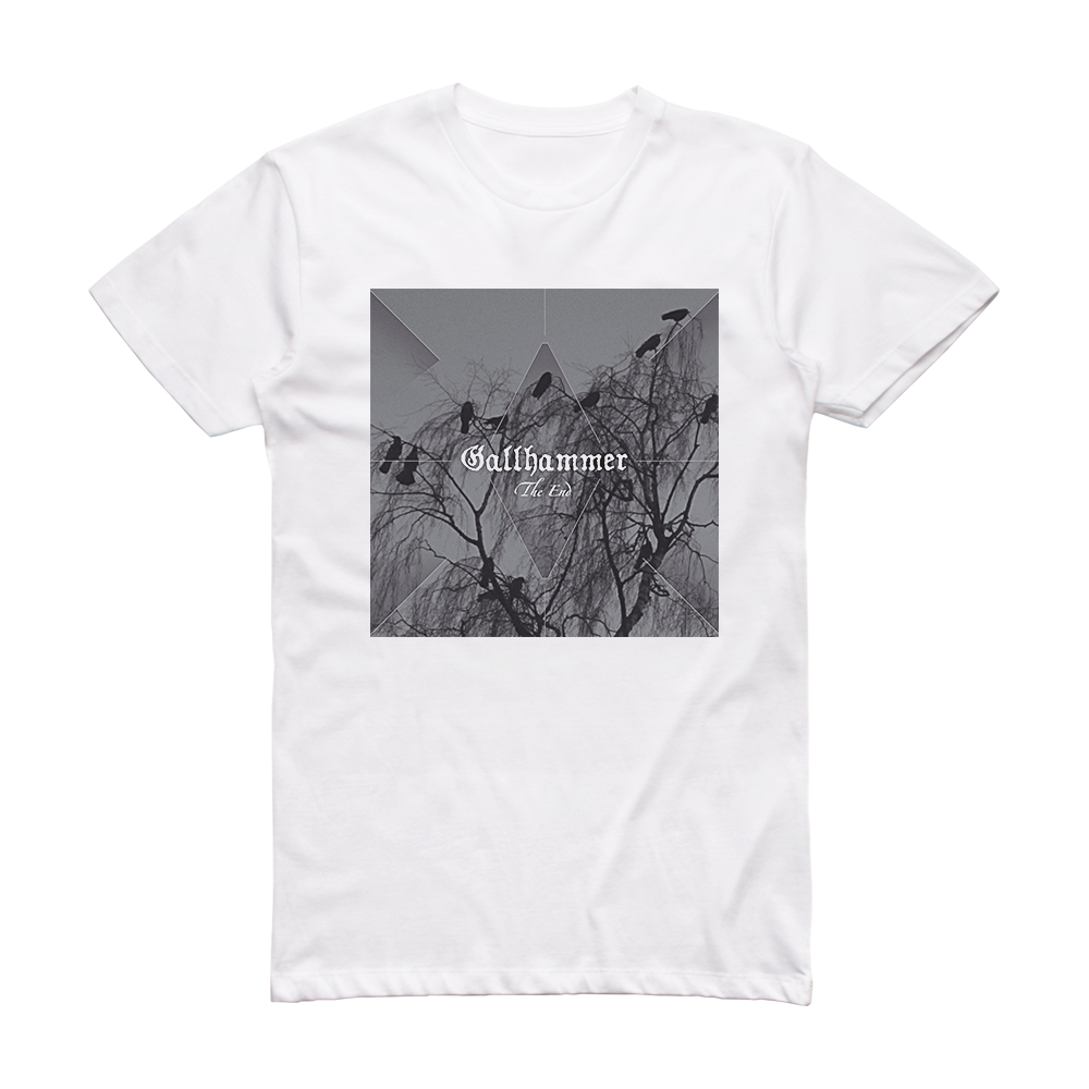 Gallhammer The End Album Cover T-Shirt White – ALBUM COVER T-SHIRTS