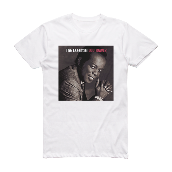 Lou Rawls The Essential Album Cover T-Shirt White