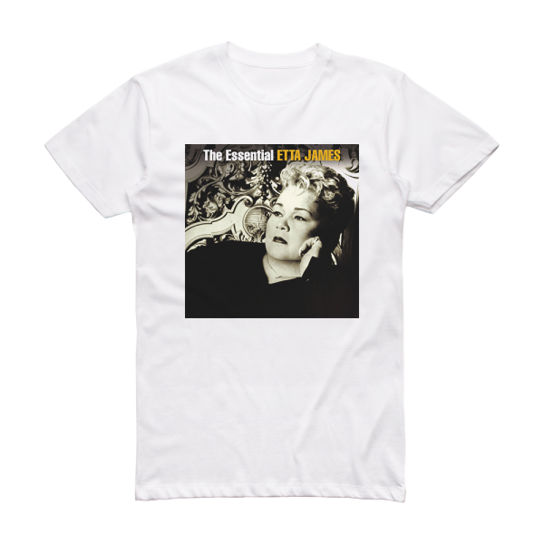 Etta James The Essential Etta James Album Cover T-Shirt White