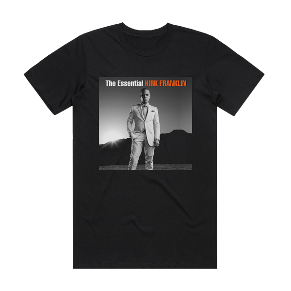 Kirk Franklin The Essential Kirk Franklin Album Cover T-Shirt Black