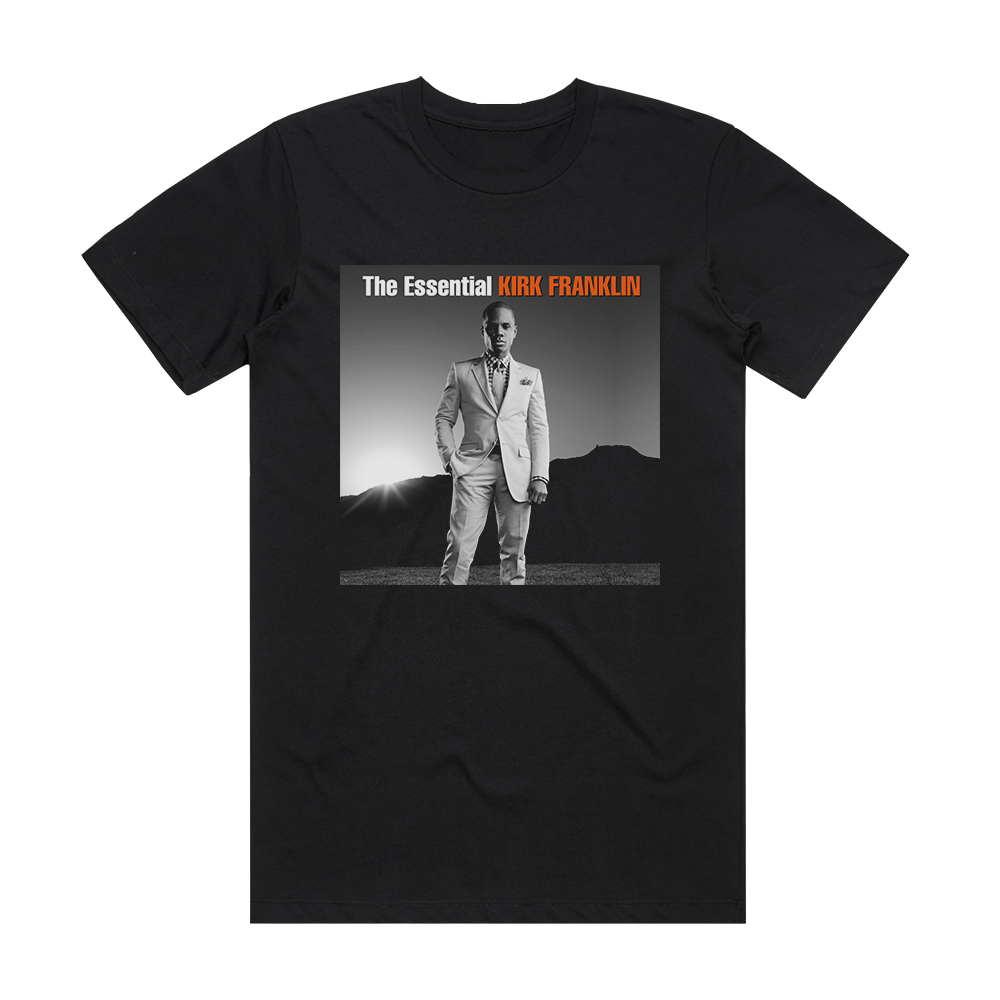 Kirk Franklin The Essential Kirk Franklin Album Cover T-Shirt Black – ALBUM  COVER T-SHIRTS