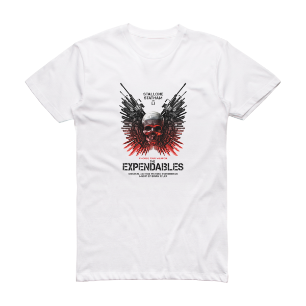 Brian Tyler The Expendables 2 Album Cover T-Shirt White 1