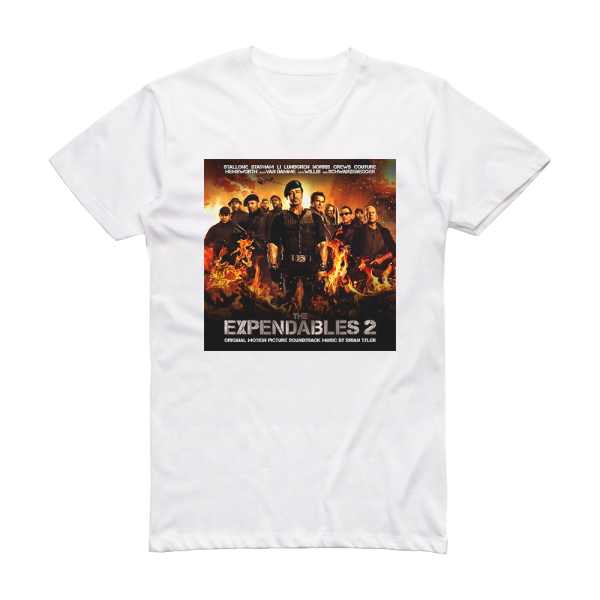 Brian Tyler The Expendables 2 Album Cover T-Shirt White