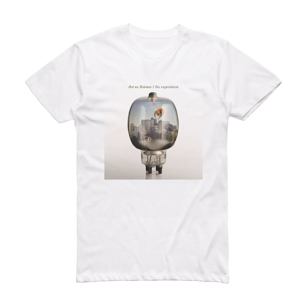 Art vs Science The Experiment Album Cover T-Shirt White