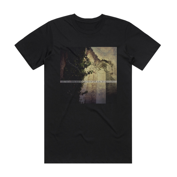 Arcana The Extra Songs Of Arcana Album Cover T-Shirt Black