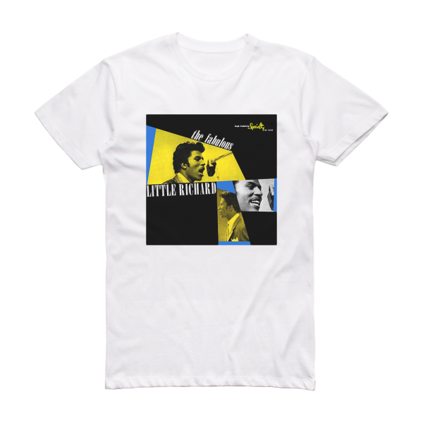 Little Richard The Fabulous Little Richard Album Cover T-Shirt White