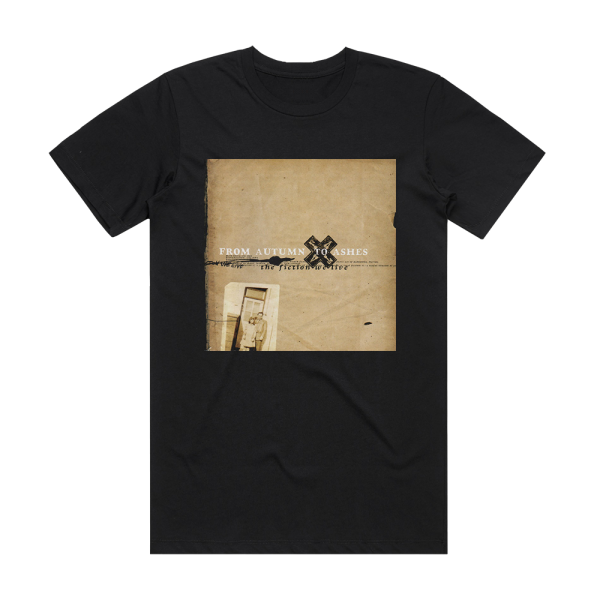 From Autumn to Ashes The Fiction We Live Album Cover T-Shirt Black