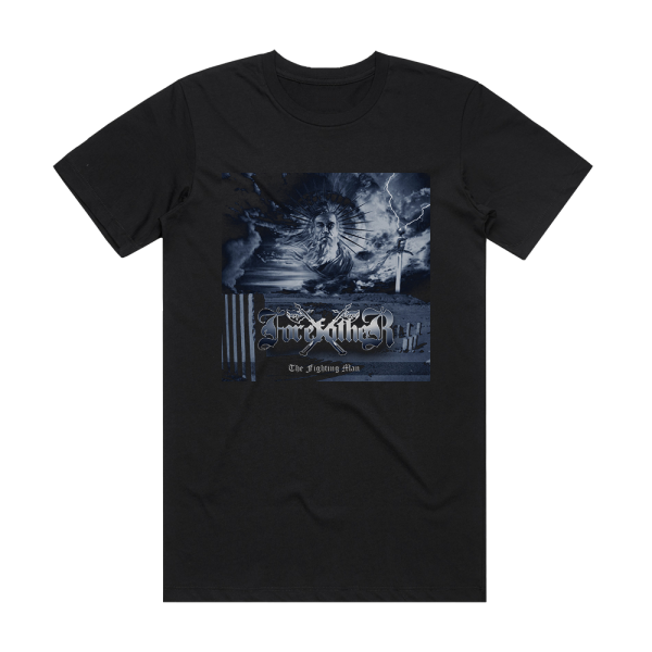 Forefather The Fighting Man Album Cover T-Shirt Black