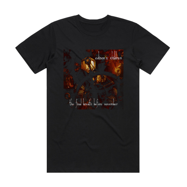 Edison's Children The Final Breath Before November Album Cover T-Shirt Black