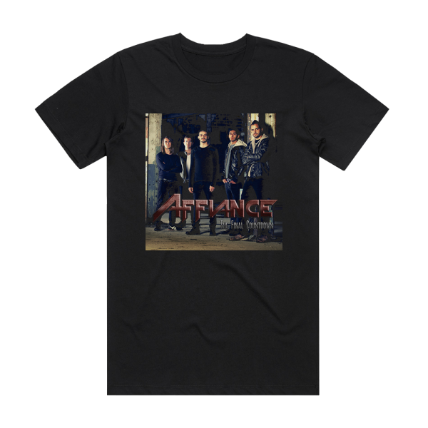 Affiance The Final Countdown Album Cover T-Shirt Black