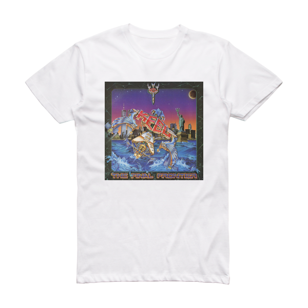 Keel The Final Frontier Album Cover T-Shirt White