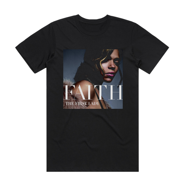 Faith Evans The First Lady Album Cover T-Shirt Black