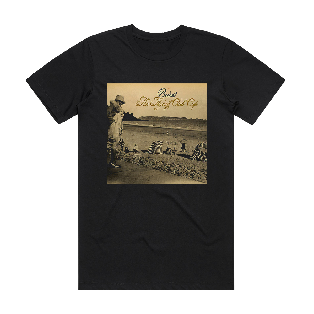 Beirut The Flying Club Cup Album Cover T-Shirt Black – ALBUM COVER T-SHIRTS