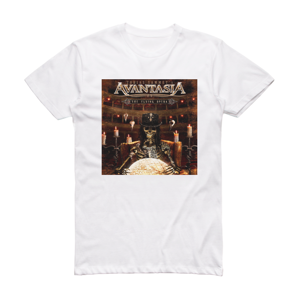 Avantasia The Flying Opera Around The World In 20 Days 1 Album Cover T-Shirt White