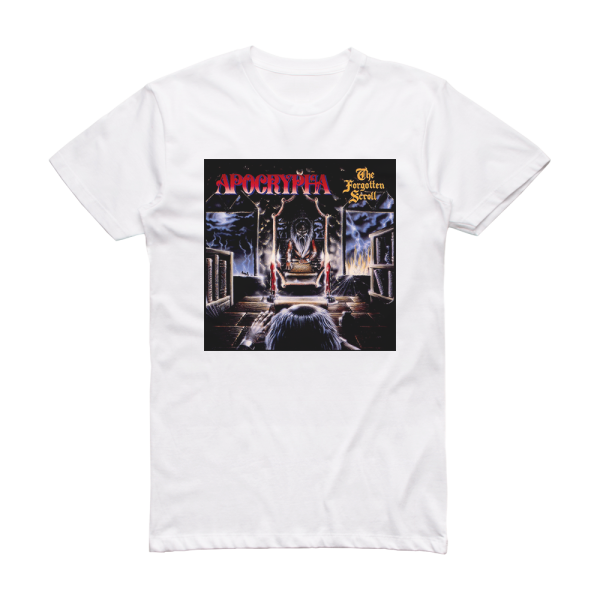 Apocrypha The Forgotten Scroll Album Cover T-Shirt White