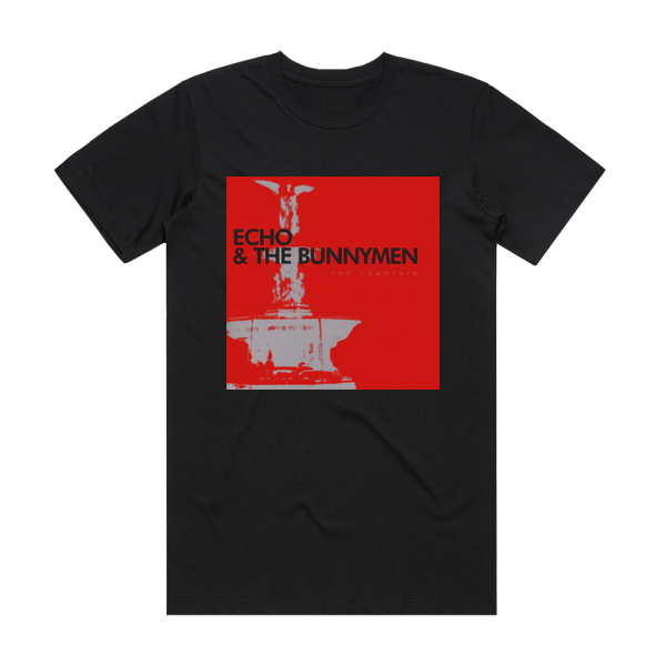 Echo & The Bunnymen The Fountain Album Cover T-Shirt Black