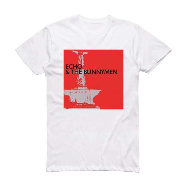 Echo & The Bunnymen The Fountain Album Cover T-Shirt White