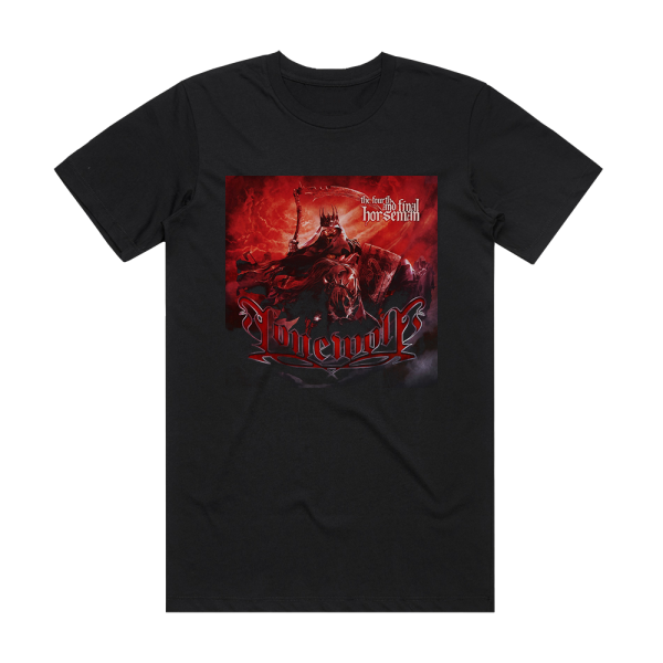 Lonewolf The Fourth And Final Horseman Album Cover T-Shirt Black