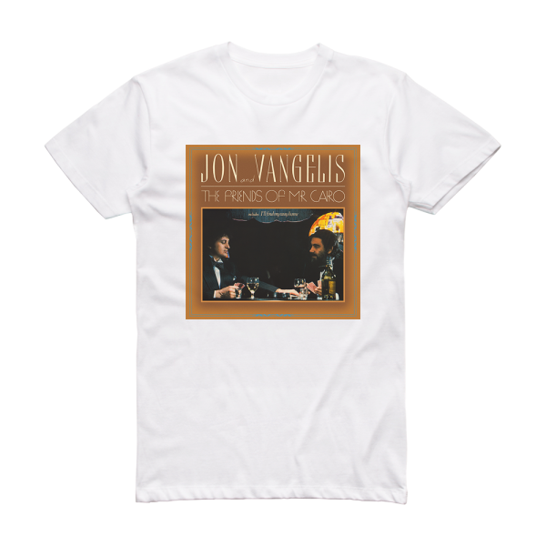 Jon and Vangelis The Friends Of Mr Cairo Album Cover T-Shirt White