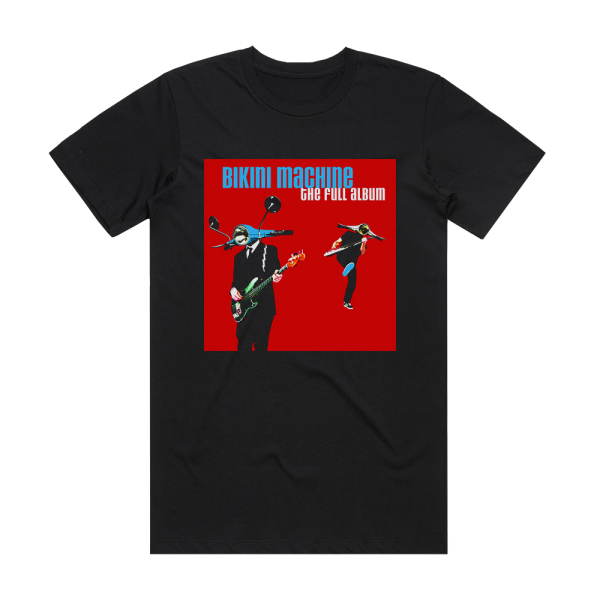 Bikini Machine The Full Album Album Cover T-Shirt Black