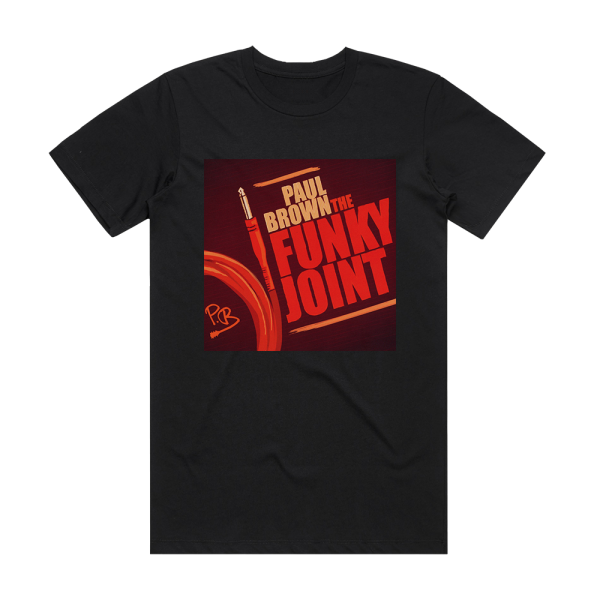 Paul Brown The Funky Joint Album Cover T-Shirt Black