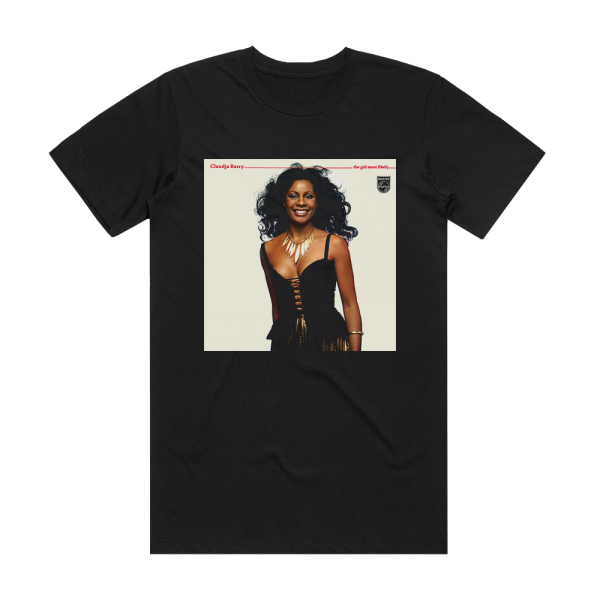 Claudja Barry The Girl Most Likely Album Cover T-Shirt Black