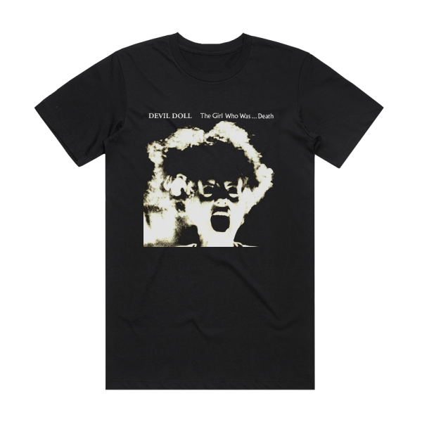 Devil Doll The Girl Who Was Death Album Cover T-Shirt Black