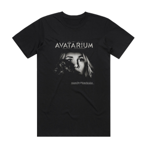 Avatarium The Girl With The Raven Mask Album Cover T-Shirt Black
