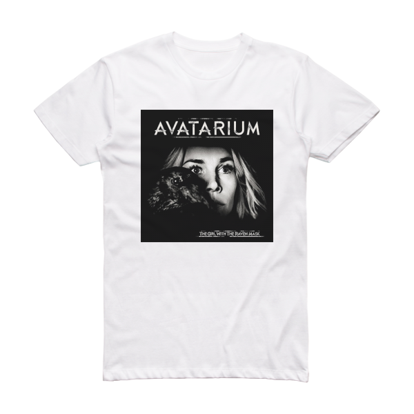 Avatarium The Girl With The Raven Mask Album Cover T-Shirt White