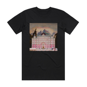 Alexandre Desplat The Grand Budapest Hotel Album Cover T-Shirt Black